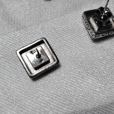 Elegant Black Onyx 925 Earrings
