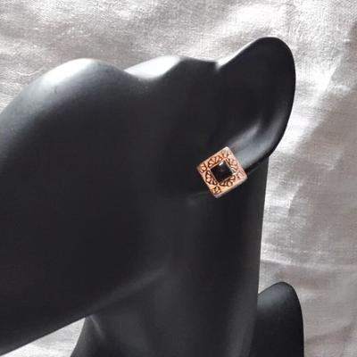 Elegant Black Onyx 925 Earrings