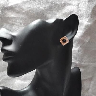 Elegant Black Onyx 925 Earrings