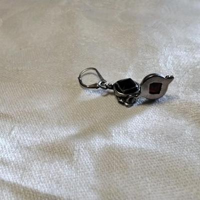 Most Gorgeous Vintage Garnets 925 Earrings