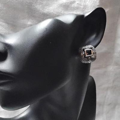 Breathtaking Sapphire  925 Earrings