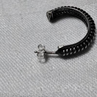 Beautiful 925 Hoop Earrings