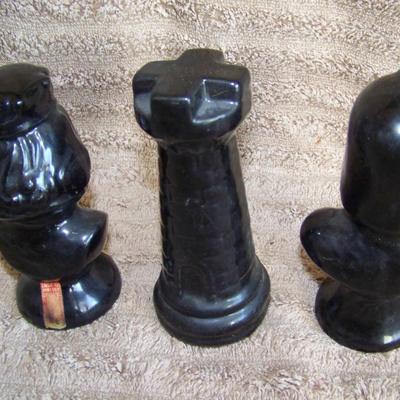 Chess Piece Liquor Bottles