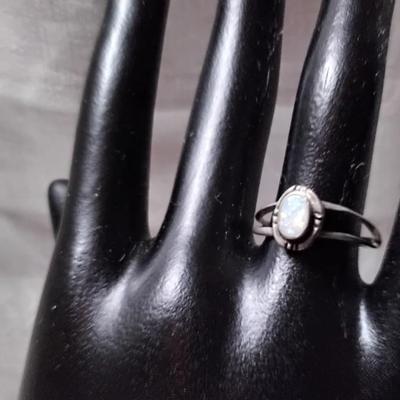 Beyond Beautiful Fiery Opal 925 Ring Size 7