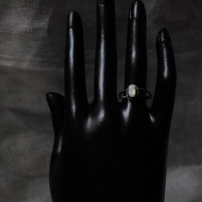 Beyond Beautiful Fiery Opal 925 Ring Size 7