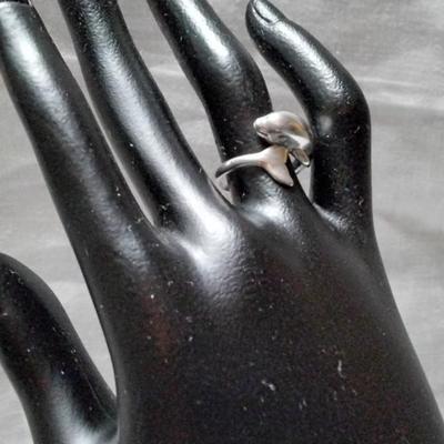 Fun Dolphin 925 Ring Size 7