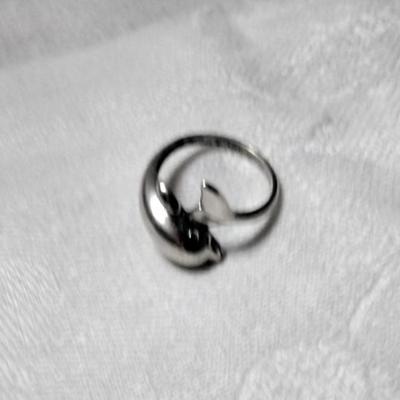 Fun Dolphin 925 Ring Size 7