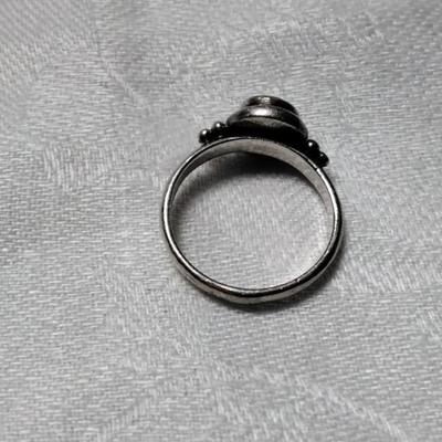 Pretty Vintage Moonstone 925 Ring Size 8