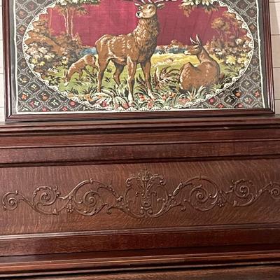 Magnificent Vintage Framed Tapestry/Fabric