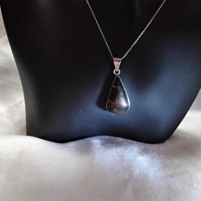 Stunning Baltic Amber 18" 925 Necklace