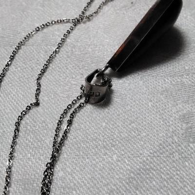 Stunning Baltic Amber 18" 925 Necklace