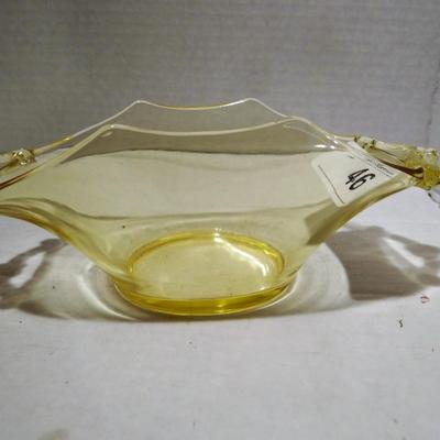 Antique Depression Glass Dish