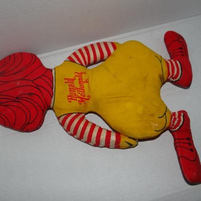 1970's Ronald McDonald Stuffed Toy