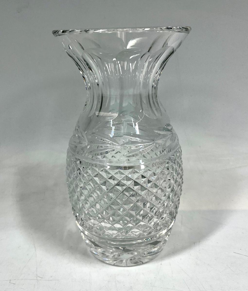 Waterford Cut Crystal Pineapple Shaped Flower Vase