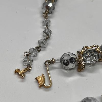 GORGEOUS VENDOME NECKLACE FACETED BEADS