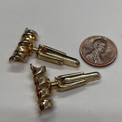 VINTAGE HICKOK SPIRAL CUFFLINKS