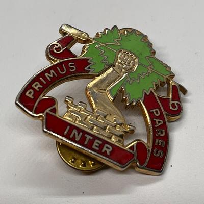 VINTAGE ENAMELED ORGANIZATION PIN