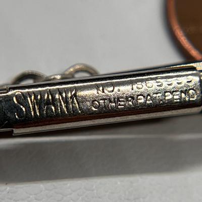 VINTAGE SWANK MENâ€™S TIE CLASP