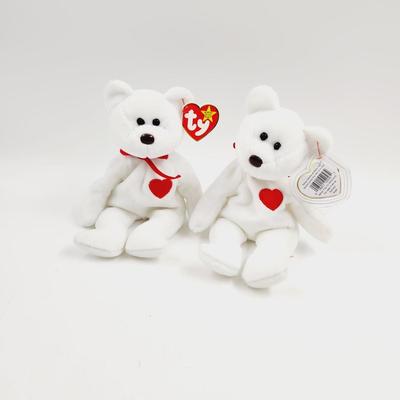 TY BEANIE BABIES VALENTINO DUO
