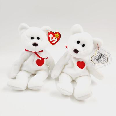 TY BEANIE BABIES VALENTINO DUO