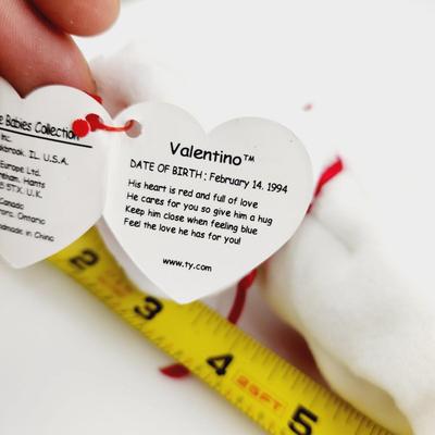 TY BEANIE BABIES VALENTINO DUO