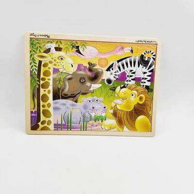 MELISSA & DOUG WOODEN JIGSAW ZOO PUZZLE
