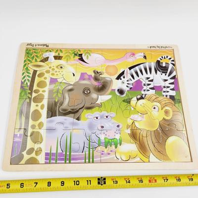 MELISSA & DOUG WOODEN JIGSAW ZOO PUZZLE