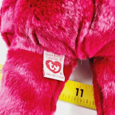 14 IN TY BEANIE BABIES CRANBERRY TEDDY