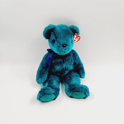 14 IN TY BEANIE BABIES EMERALD TEDDY