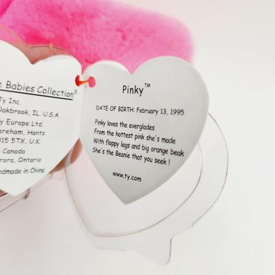 TY BEANIE BABIES "PINKY" COLLECTABLE