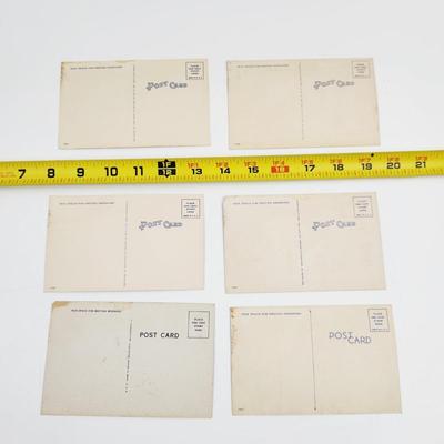 FUNNY VINTAGE 6 PC POST CARDS