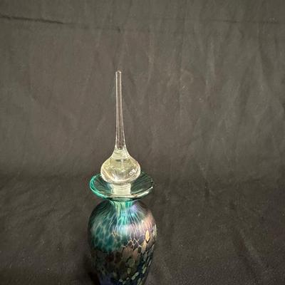 ATTRACTIVE- ROBERT HELD -SIGNED ART GLASS PERFUME BOTTLE