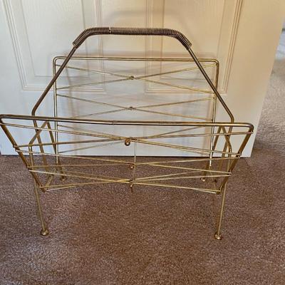 MCM metal magazine rack
