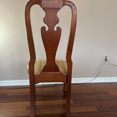 Solid Wood Table & 4 Chairs Set With Leafs