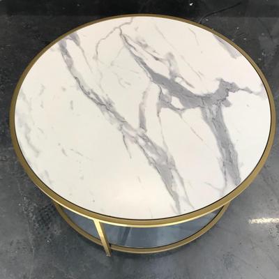Marble Styled Composite Round coffee table