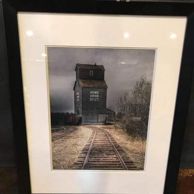 Grain House wall art piece