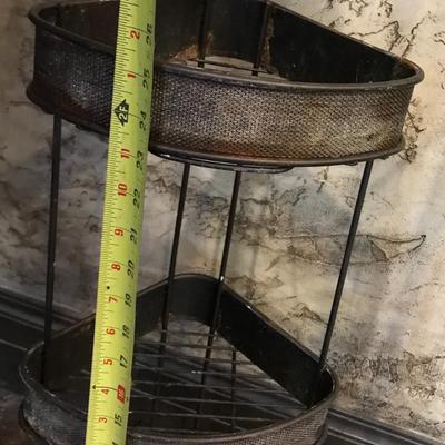 3 Tier Corner Metal Shelves
