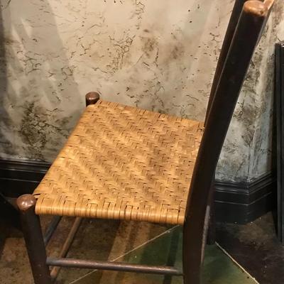 Ladder back Weave seat Chair
