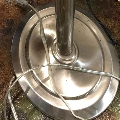 Glass Shade Floor Torch light