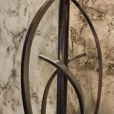 Glass Shade Floor Torch light