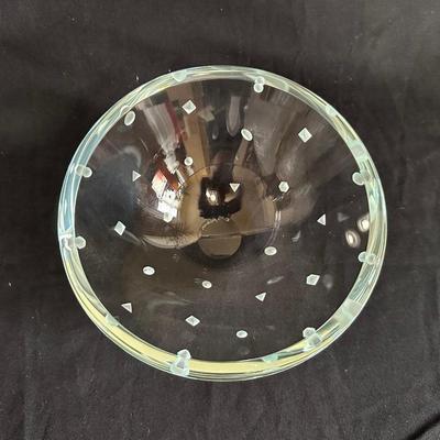 IMPRESSIVE - STEVEN SCHLANSER -SIGNED ART GLASS BOWL