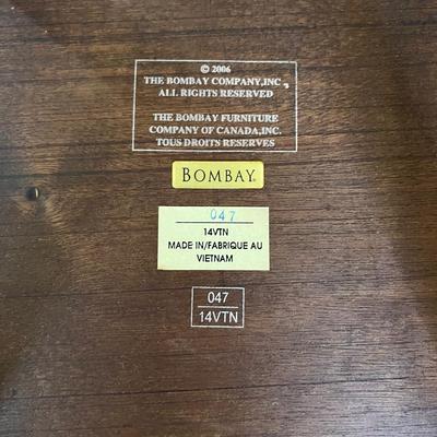 BOMBAY Accent End Table Cherry