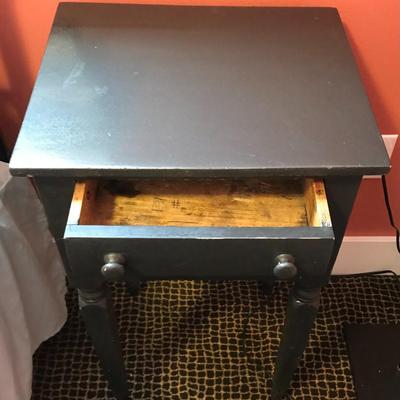 Black Side Table Nightstand