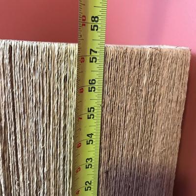 Floor Lamp with Natural Fiber Shade