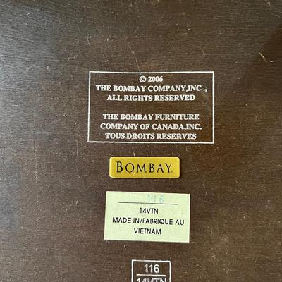 BOMBAY Accent End Table Walnut