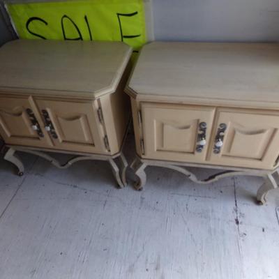 2 End/Side Tables/Cabinets