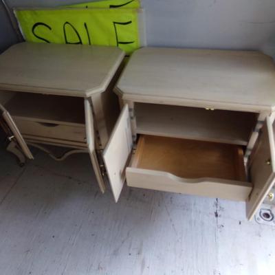2 End/Side Tables/Cabinets