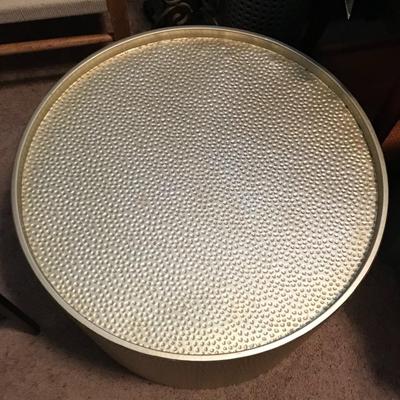 Noble House Braeburn Metal Round Coffee Table