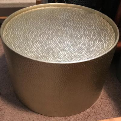 Noble House Braeburn Metal Round Coffee Table