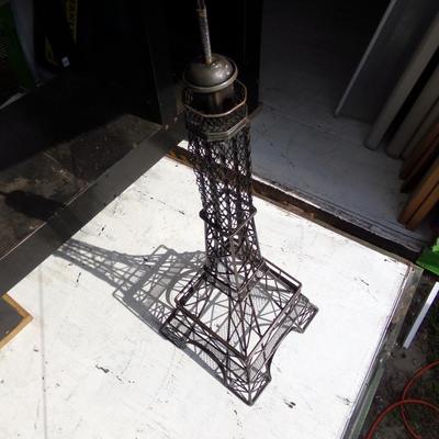 Metal Eiffel Tower.
